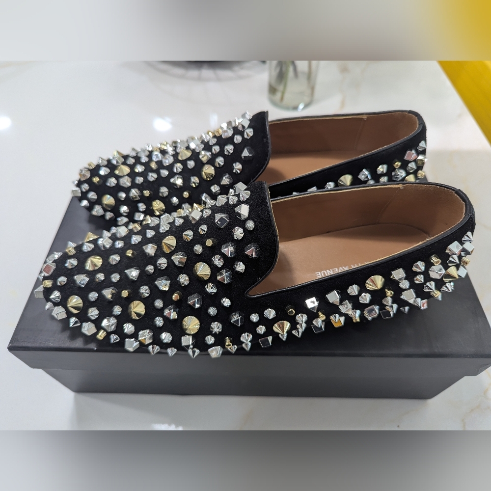 Never Worn. Still In Box! Saks Fifth Avenue Studded Sandro Shoes